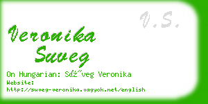 veronika suveg business card